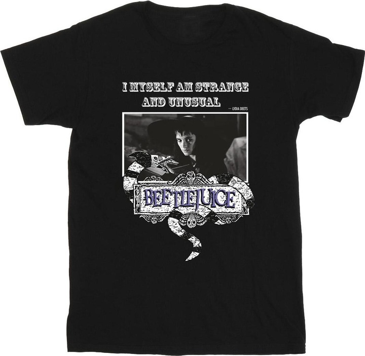 Actual product image Beetlejuice Mens Strange And Unusual Cotton T-Shirt (M)