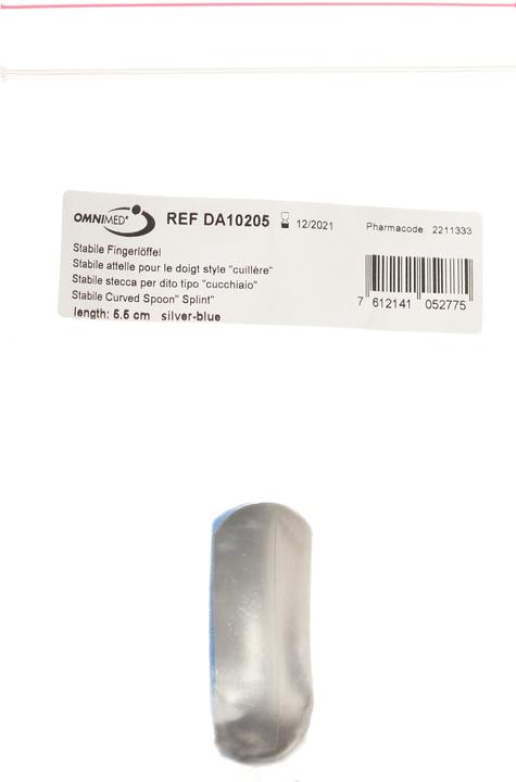Immagine prodotto Omnimed Cucchiaio da dito blu argento