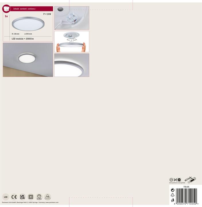 Actual product image Paulmann Atria Shine Backlight (2000 lm)