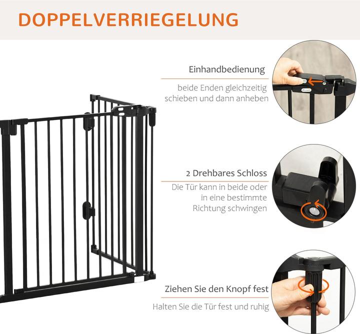 Actual product image PawHut Barrier grille with adjustable angles (82.50 cm)