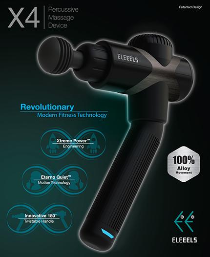 Image du produit Eleeels Pistolet de massage (6 Marches, 600 min)