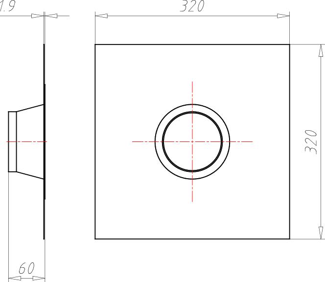 Actual product image Kaiser Pipe collar