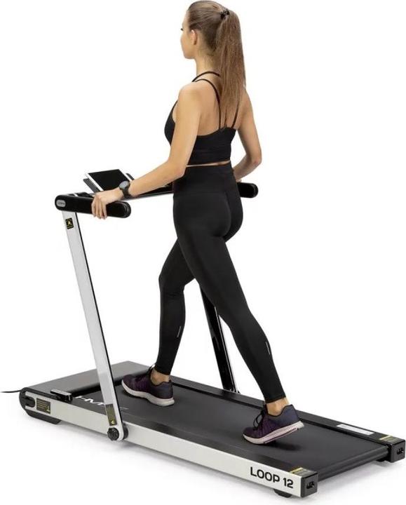 Produktbild HMS LOOP12 elektrisches Laufband 1-12 km/h grau