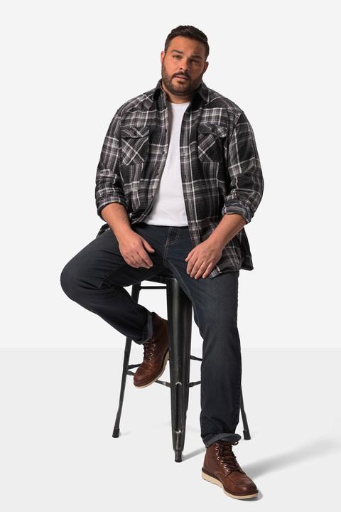 Immagine prodotto John F. Gee Karohemd, Langarm, Kentkragen, Modern Fit (4XL)