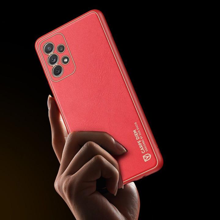 Produktbild Dux Ducis Yolo elegant case made of soft TPU and PU leather for Samsung Galaxy A72 4G red (Samsung Galaxy A72)
