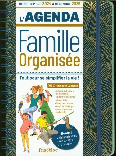 Produktbild L'agenda famille organisée! 2025 (Harter Einband, Französisch)