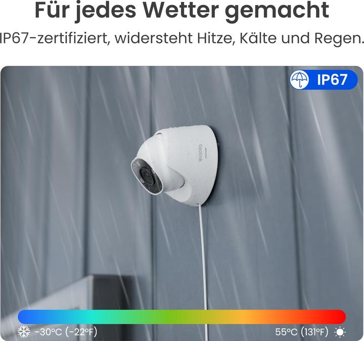 Image du produit Reolink RP-PCT8M caméra professionnelle 4K PoE (3840 x 2160 pixels)