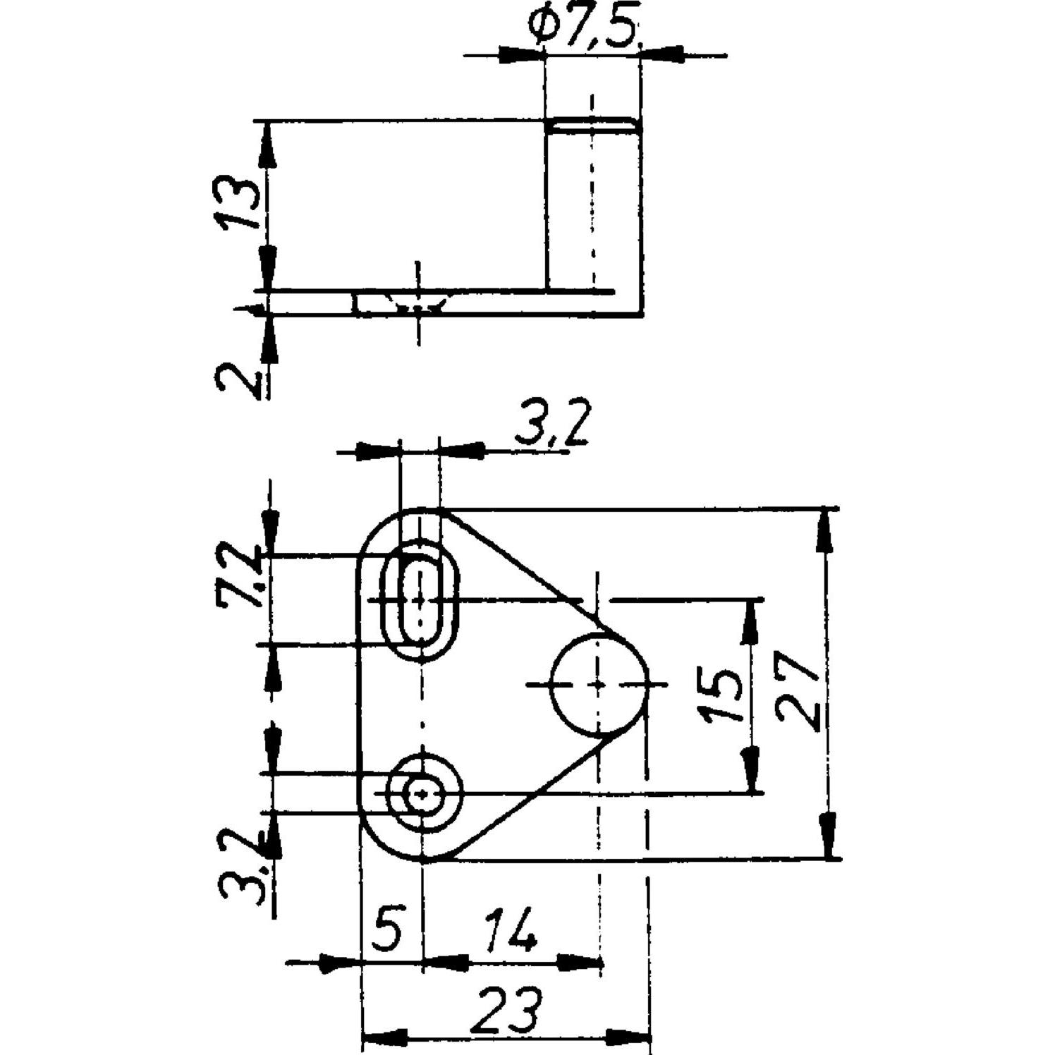 Thumbnail - Hettich, Türschloss + Schliesszylinder, Prestige 2000 Drehstangenschloss Set, Dornmass 25 mm, ظ 18mm