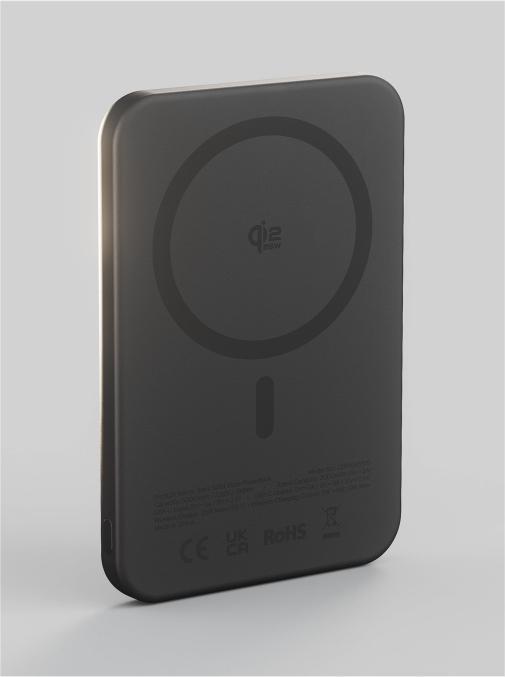 Image du produit Zens Qi2.2 mit bis zu 25W Pro 2 Semi Solid State Qi2.2 Powerbank 5000mAh black (5000 mAh, 25 W, 19 Wh)
