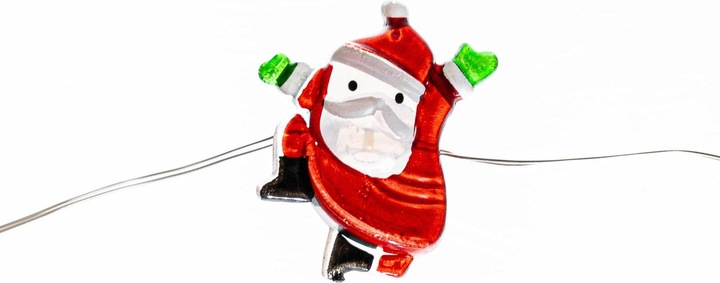 Produktbild Lindby Motje LED-Lichterkette, Weihnachtsmann (3.20 m)
