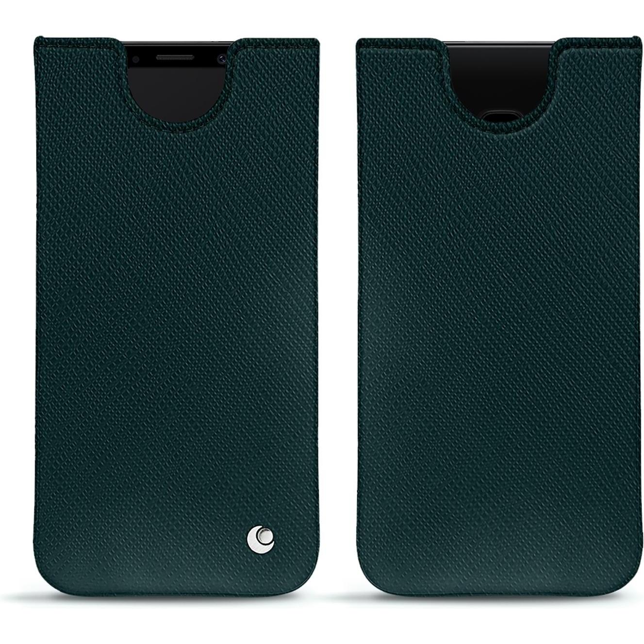 Thumbnail - Noreve Lederschutzhülle (Samsung Galaxy S9), Smartphone Hülle, Grün