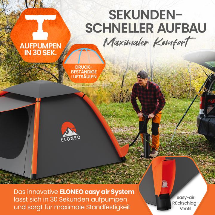 Actual product image Eloneo Inflatable tent (Inflatable tent, 6.50 kg, 4 persons)
