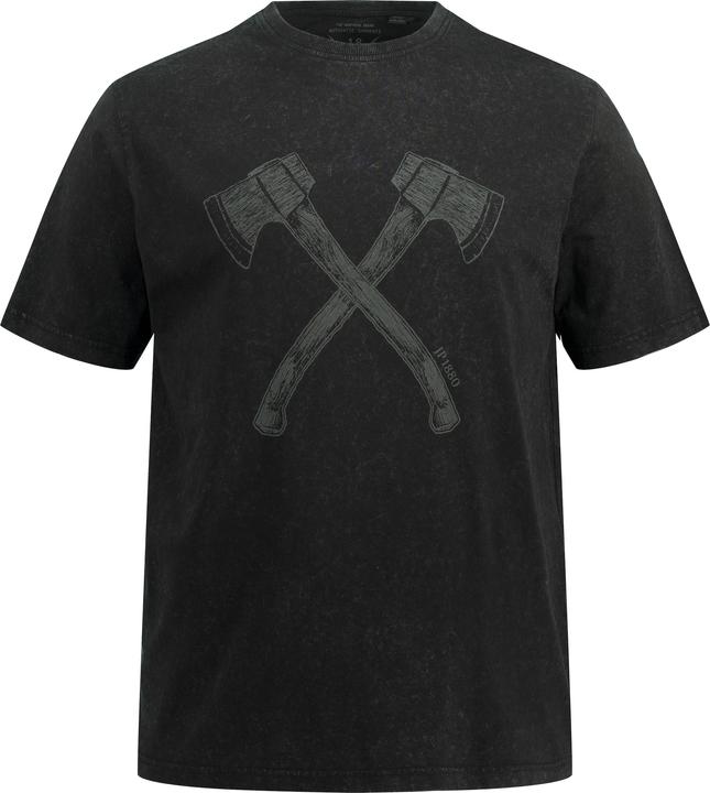 Produktbild JP1880 T-Shirt, Tracht, Halbarm, Doppelaxt Print, Vintage Look, Brustprint, Rundhals (3XL)
