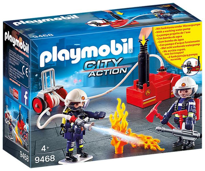 Produktbild Playmobil Feuerwehrmänner mit Löschpumpe (9468, Playmobil City Action)