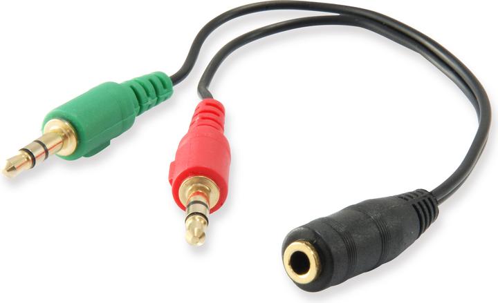 Immagine prodotto equip Cavo a Y per splitter audio (0.13 m, Connettore da 3,5 mm (AUX))