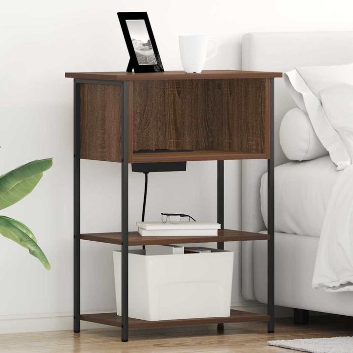 Actual product image vidaXL Bedside table (55 x 31 x 76 cm)