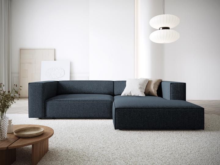 Actual product image Cosmopolitan Design Right Corner Sofa, "Arendal", 3 Seats, Royal Blue, 224x166x70 Made in Europe (Corner sofa)