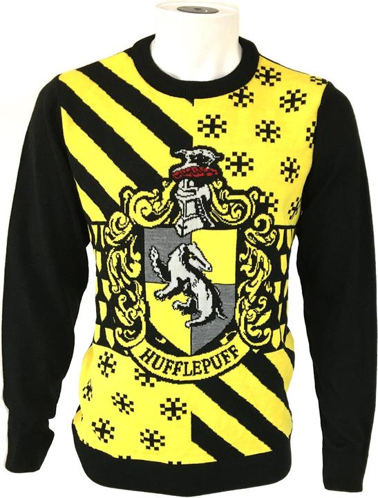 Produktbild ErwachsenenWeihnachtsPullover HufflepuffMotiv (L)