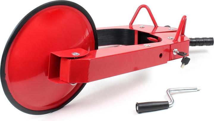 Produktbild Wiltec Radkralle 300x145x630mm Felgen 10-18" Parkkralle Wegfahrsperre Stahl