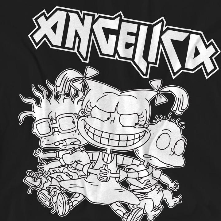 Actual product image Rugrats Unisex Adult Angelica Pickles Rocks T-Shirt (M)