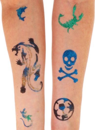 Produktbild Ybody Knaben Glitzertattoo Bio Set