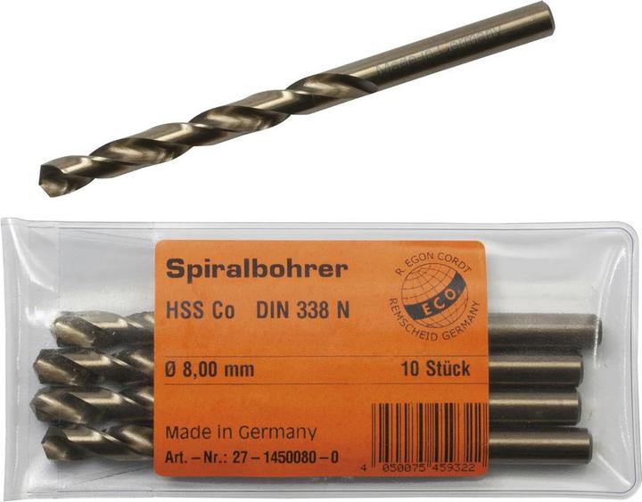 Actual product image Dönges HSS twist drill Co 5%, Ø 5.5 mm (5.5 millimetres)