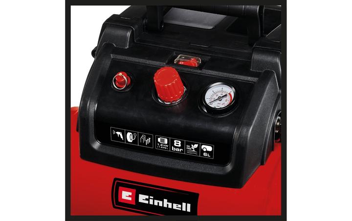 Productafbeelding Einhell TC-AC 190/6/8 OF Set (8 bar, 6 l)