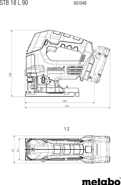 Produktbild Metabo STB 18 L 90 Akku-Stichsäge 601048850 bürstenlos, ohne Akku, ohne Ladeger