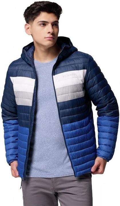 Actual product image Columbia Powder Pass Hooded Jacket, Mannen, Blauw, Jasje, maat: M (M)