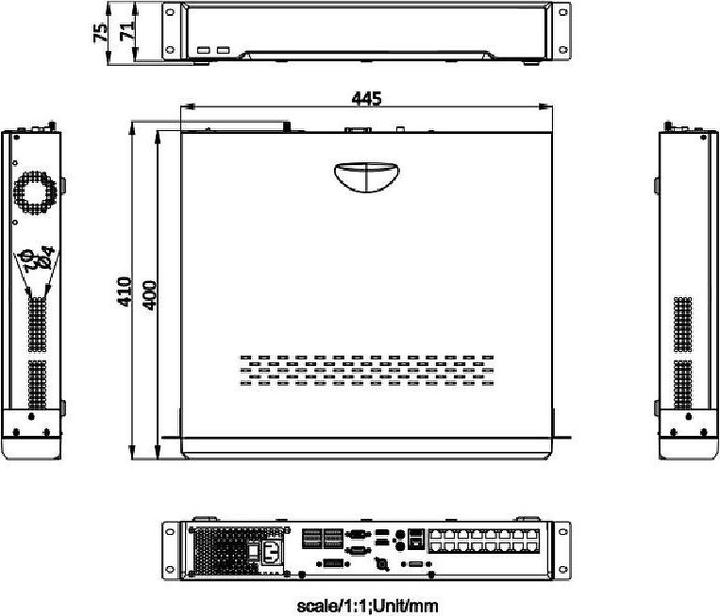 Produktbild Hikvision DS-7732NI-M4/16P NVR 32 Kanal 8K (Netzwerk Videorecorder (NVR))