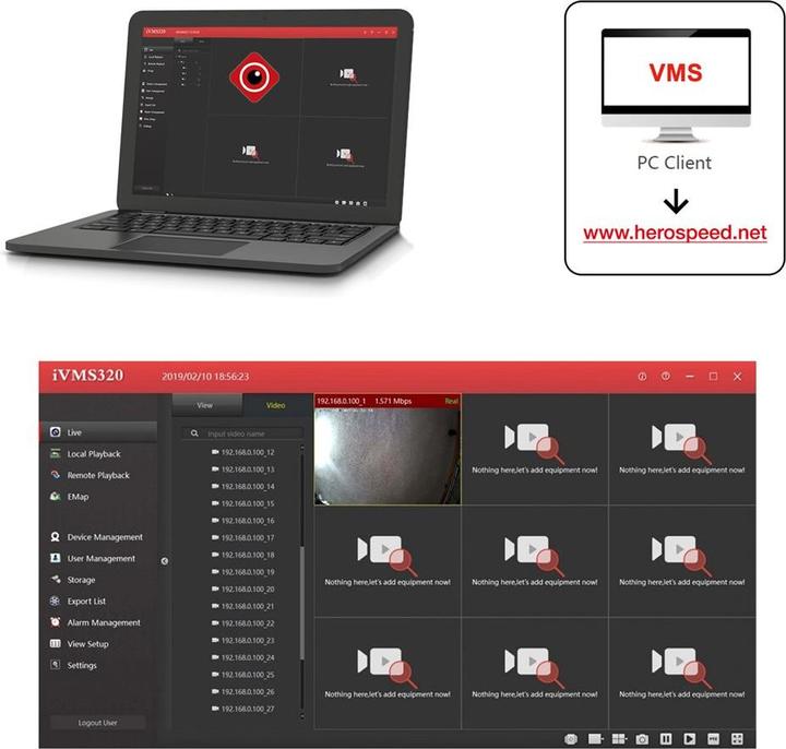 Actual product image Maclean Network camera ip ipc poe 5 mpx mctv-515 (2616 x 1964 Pixel)