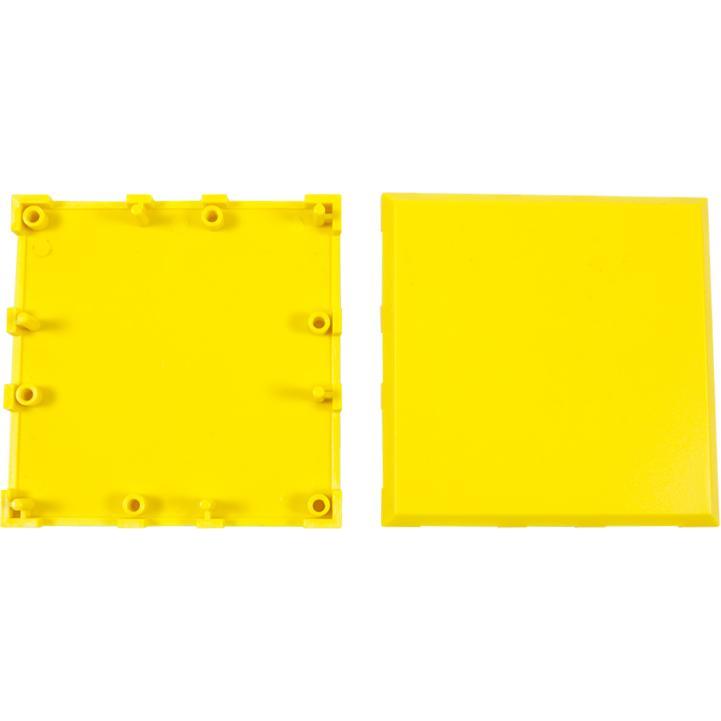 Allnet BrickÂRÂknowledge Kunststoffschale 2x2 gelb oben und unten 10er Pack, Elektronikmodul