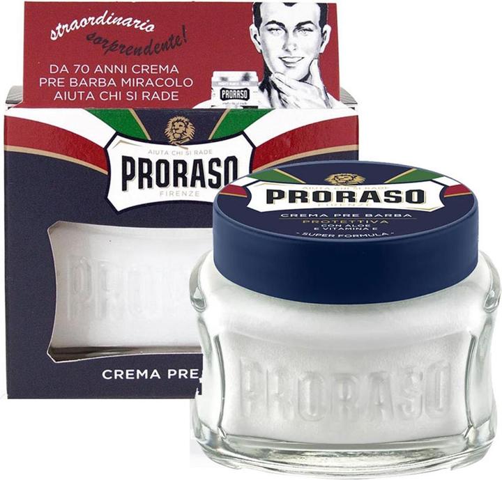 Image du produit Proraso Crème de pré rasage bleue (100 ml, Crème à raser)