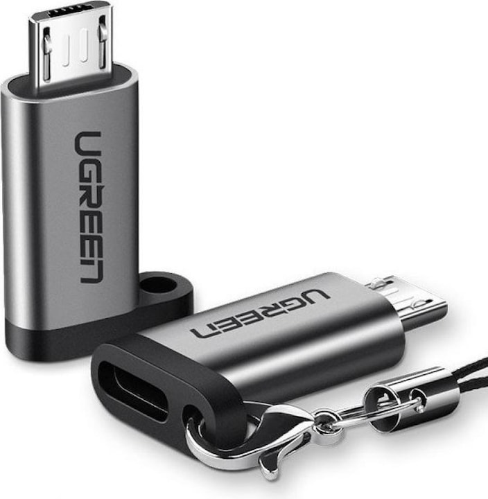 Actual product image Ugreen Micro USB to USB-C Adapter (Micro USB, USB Type C)