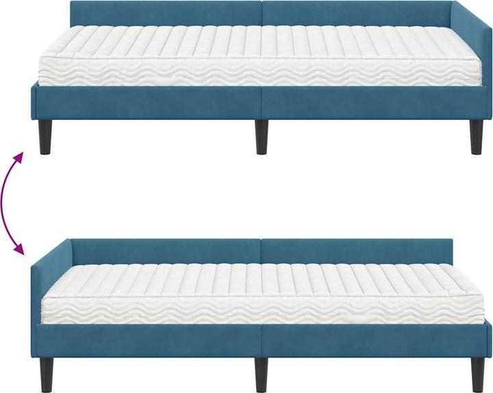 Image du produit vidaXL Samtbett (90 x 200 cm)