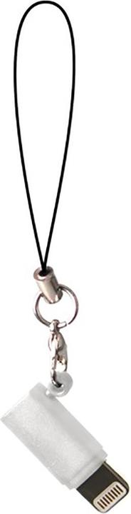 Produktbild Muvit Adaptateur Micro-Usb/Lightning Avec Attache Blanc (Micro USB)