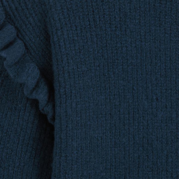 Immagine prodotto La Redoute Collections Maglia a maglia fine con collo rotondo e balze (128)