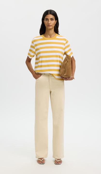 Produktbild Selected Slfessential Ss Striped Boxy Tee Noos (S)