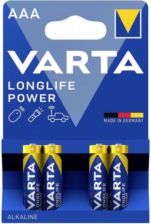 Varta long-life power (4 pcs., AAA, 1260 mAh)