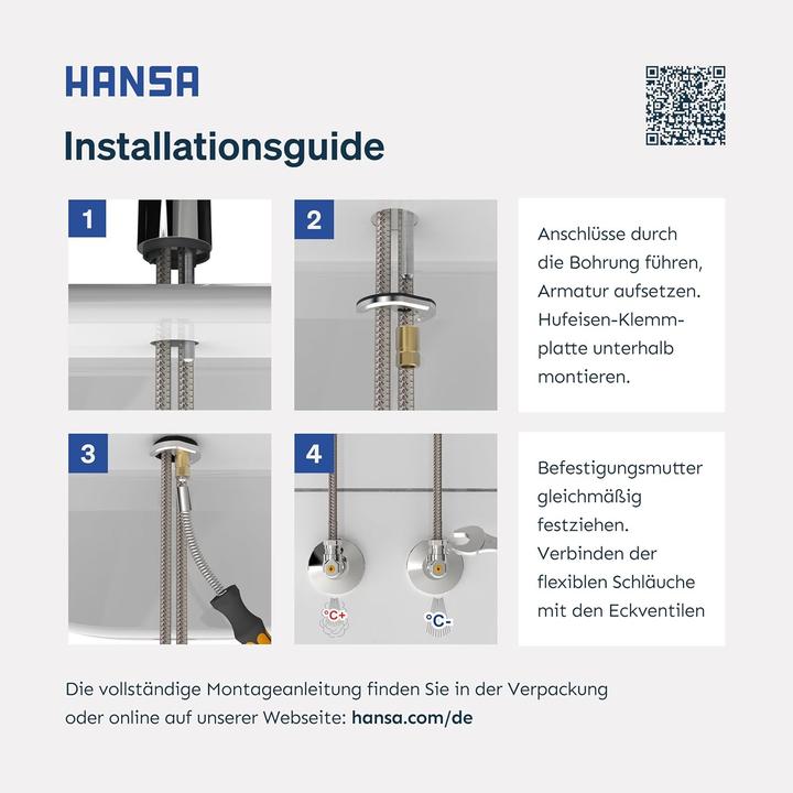Image du produit Hansa Mitigeur d'évier Hansamix chromé