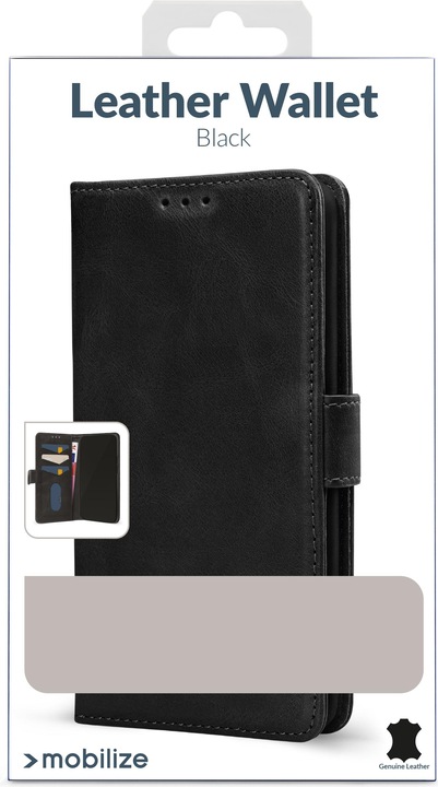 Produktbild Mobilize Portemonnaie aus Leder (Apple iPhone 16 Pro Max)