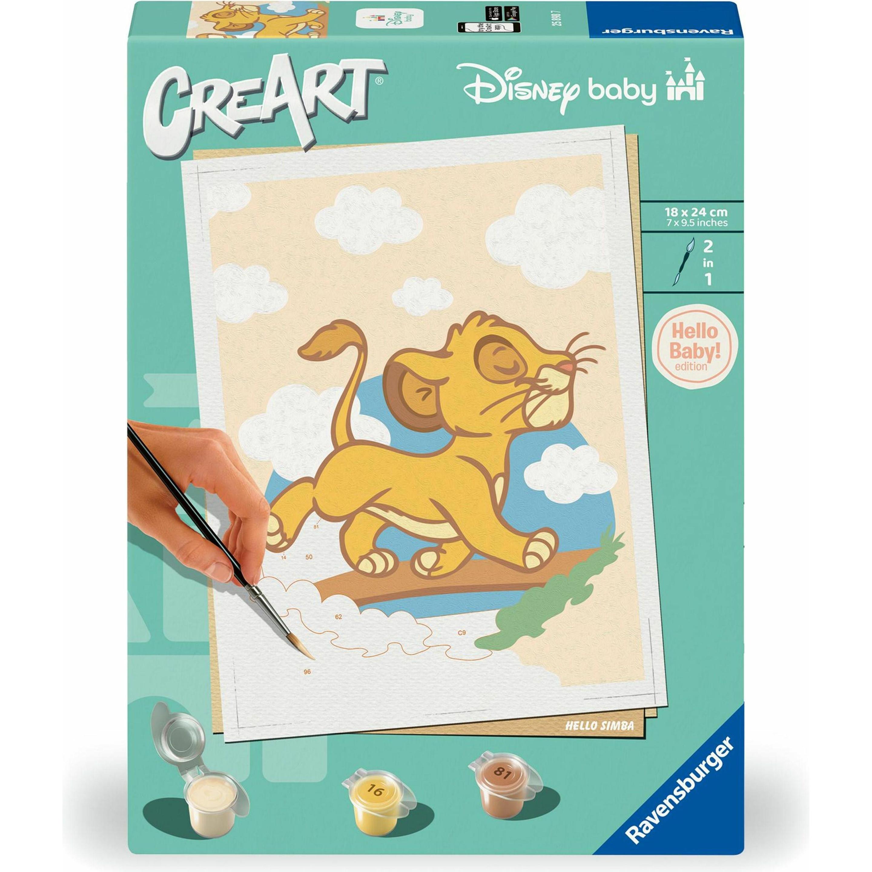 Ravensburger Creart Hello Baby Disney Baby - Simba