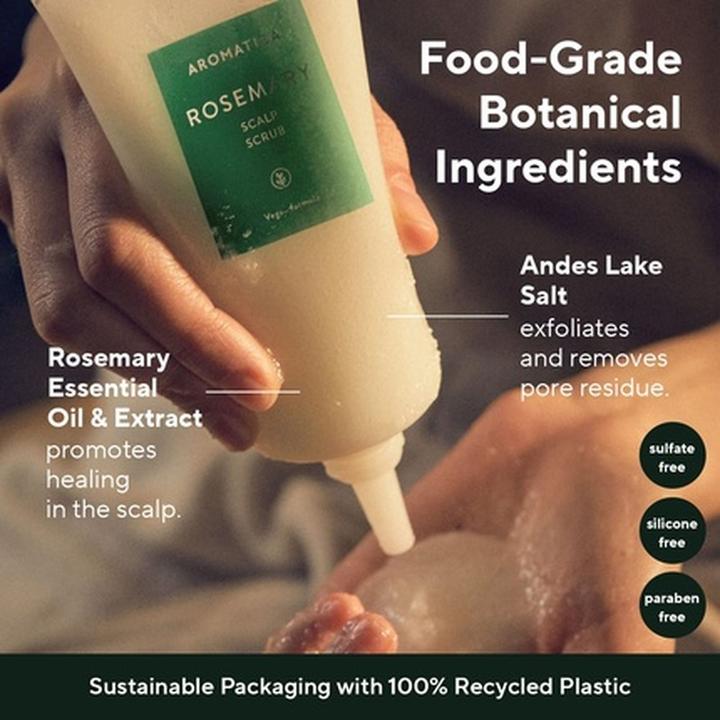 Immagine prodotto Aromatica Scrub per il cuoio capelluto al rosmarino (165 ml)