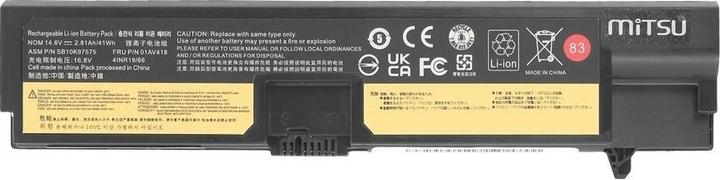 Actual product image Mitsu LENOVO 01AV417 2800mAh 41Wh 14.6V