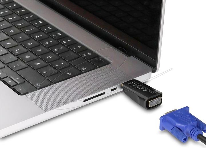 Actual product image Delock HDMI zu VGA Adapter mit Audio (VGA, 4.95 cm)
