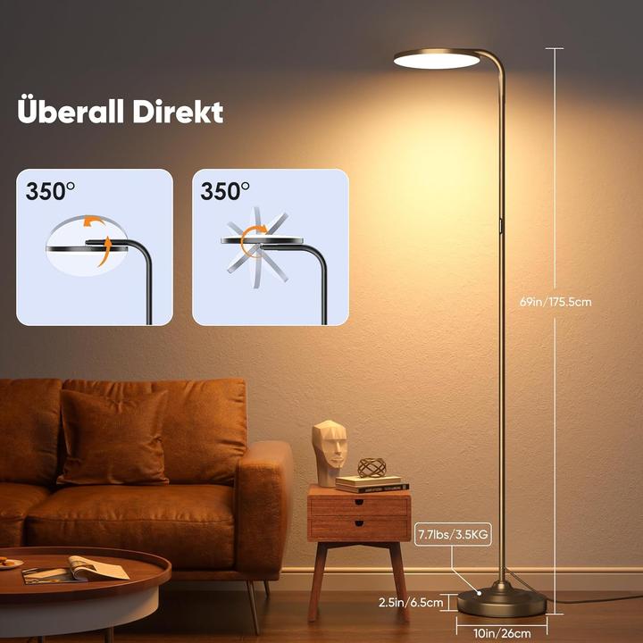 Immagine prodotto LS LED Stehleuchte Circle (3300 lm)
