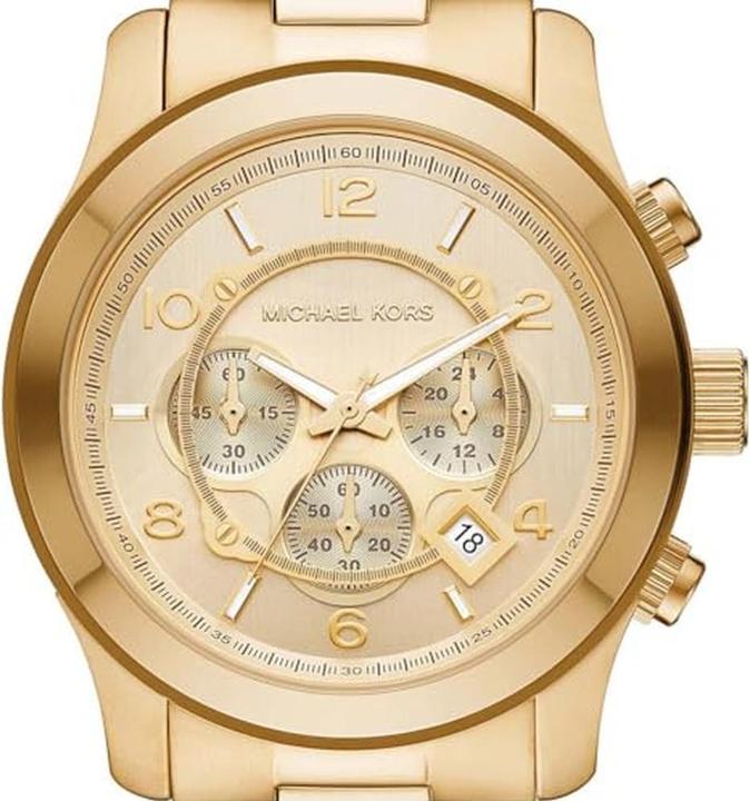 Actual product image Michael Kors Runway (Chronograph, Analogue wristwatch, 45 mm)