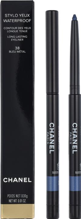 Actual product image Chanel Stylo Yeux Waterproof No 38 (38 Bleu Metal)