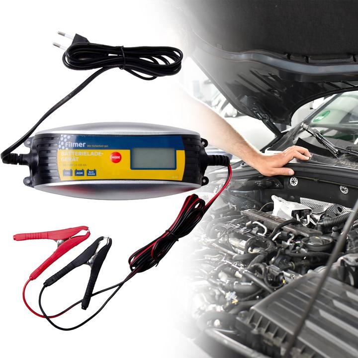 Produktbild Filmer Auto-Batterie-Ladegerät (12V, 6V, 4 A)