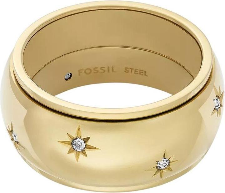 Fossil - Glittering gold-plated steel ring Sadie JF04835710 - Circuit: 52 mm (52)